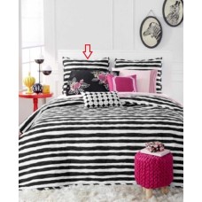Martha Stewart Collection Whim Black Different Strokes Standard Sham