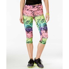 Material Girl Active Juniors’ Printed Cropped Leggings, SIZE MEDIUM