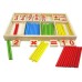Math Is a Game Toy for Math Area of Montessori Education – Cognitive Developmental Math Game for Counting and Color Differentiation for Toddlers, Homeschooling