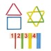 Math Is a Game Toy for Math Area of Montessori Education – Cognitive Developmental Math Game for Counting and Color Differentiation for Toddlers, Homeschooling