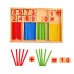 Math Is a Game Toy for Math Area of Montessori Education – Cognitive Developmental Math Game for Counting and Color Differentiation for Toddlers, Homeschooling