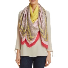 Max Mara Ginepro Printed Silk Scarf (Pink)