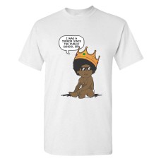 Merch Traffic Men’s Baby Biggie Smalls Cartoon Graphic T-Shirt (White, 2XL)