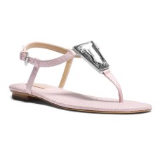 Michael Kors Hanne Embellished Snakeskin Sandal, size 8.5,  46R5HNFA3R