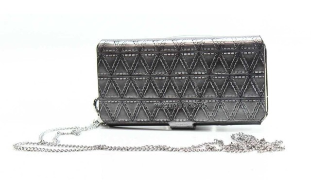  iPhone 7/8 Folio Case Crossbody (Silver)