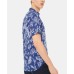  Men’s Button-Front Coral-Print Shirts