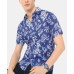 Men’s Button-Front Coral-Print Shirts