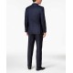 Men’s Classic-Fit Bold Plaid Suit (Blue, 40 REG 33W)