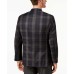  Men’s Classic-Fit Green Plaid Sport Coat (Dark Green, 40)
