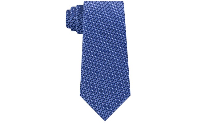  Men’s Cubic Pindot Geometric Silk Ties