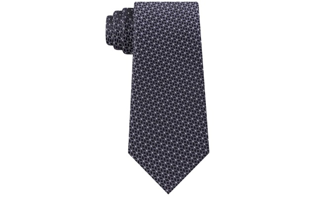  Men’s Cubic Pindot Geometric Silk Ties