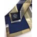 Mens Forest Plaid Tie (Yellow, One Size)