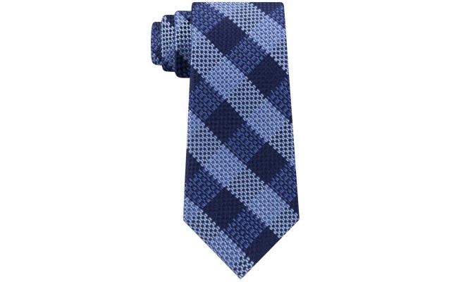  Men’s Natte Check Silk Ties