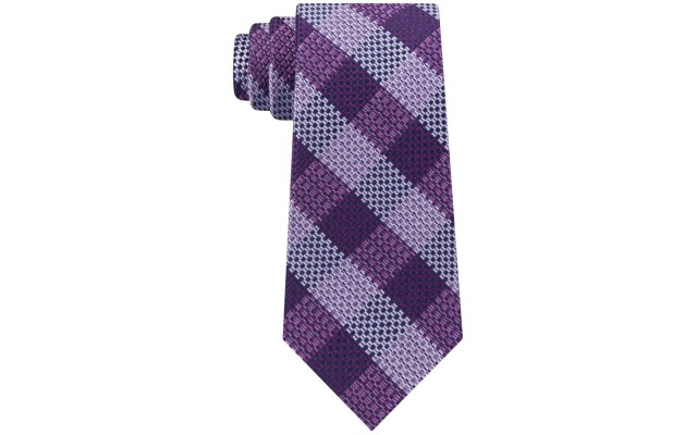  Men’s Natte Check Silk Ties