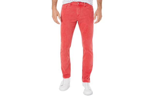  Men’s Parker Slim-Fit Stretch Overdyed Jeans