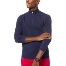 Michael Kors Men’s Piqué Quarter-Zip Sweater