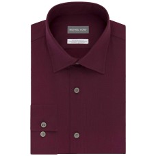 Michael Kors Men’s Regular Fit Airsoft Stretch Non-Iron Performance Solid Dress Shirts