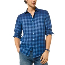 Michael Kors Men’s Slim-Fit Linen Shirts