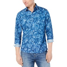 Michael Kors Men’s Slim-Fit Peace-Print Shirts