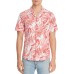  Men’s Slim-Fit Stretch Striped Palm-Print Seersucker Camp Shirts