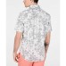  Men’s Slim-Fit Stretch Striped Palm-Print Seersucker Camp Shirts