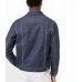  Men’s Spring Casual Jean Jacket (Midnight, XL)