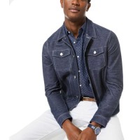 Michael Kors Men’s Spring Casual Jean Jacket (Midnight, XL)