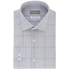 Michael Kors New Plaid Regular FIT Dress Shirt (Blue,15 32/33)