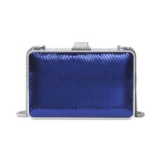 Michael Kors Pearl Medium Box Clutch – Electric Blue