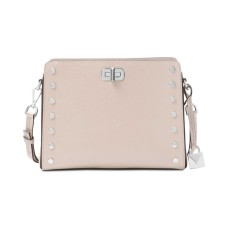 Michael Kors Sylvie Stud  Messenger (Gray, M)
