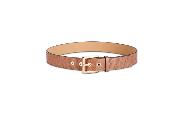  Women’s Deco Quilted Leather Belt