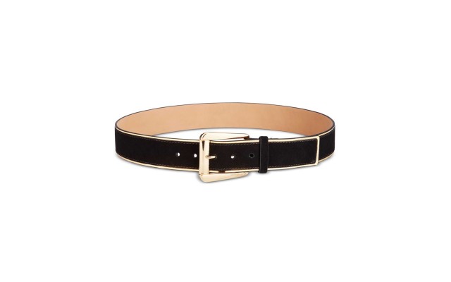  Women's Metallic Suede Belt
