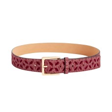 Michael Kors Women's Signature Flower Belt