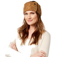 Michael Kors Women's Three-Button Cable-Knit Headband