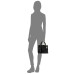  Anabelle Medium Top Zip Tote (Black)