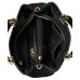  Anabelle Medium Top Zip Tote (Black)