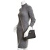 MICHAEL  Crossgrain Leather Crossbody Clutch (Black, One Size)
