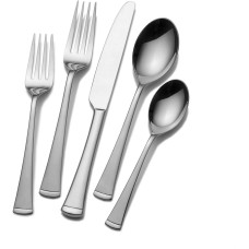 Mikasa Contempo 5-Piece Stainless-Steel Flatware Place Setting, Service for 1