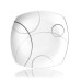 Mikasa Geometric Circles Dinner Plate, 10.75-Inch