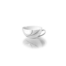 Mikasa Geometric Circles Teacup, 10-Ounce