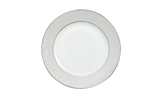  Parchment Round Serving Platter (White, 12″)