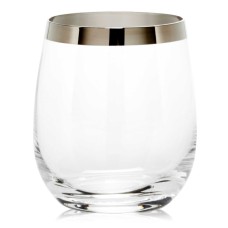 Mikasa Serenity Platinum Double Old Fashioned Glass