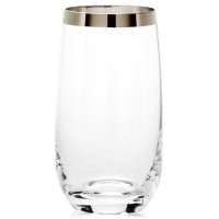 Mikasa Serenity Platinum Highball Glass