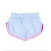  Striped Pom Pom Cover-Up Shorts Women’s Swimsuit (Natural, M)