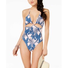 Minkpink Women’s Hibiscus Island Cutout Cheeky One-Piece Swimsuit