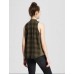  Juniors Women’s Tie Neck Tunic Green Tank Top, JC1940W368, SIZE SMALL
