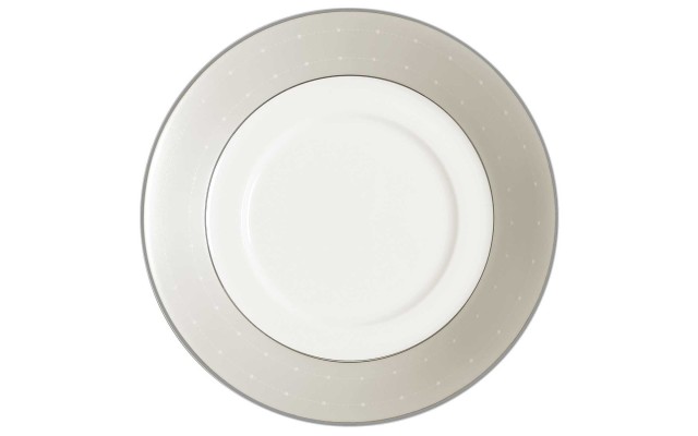 Monique Lhuillier  Etoile Platinum Tea Saucer (5.75″)