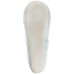  Women’s Stretch Satin Ballerina Slippers (Blue, X-Large)