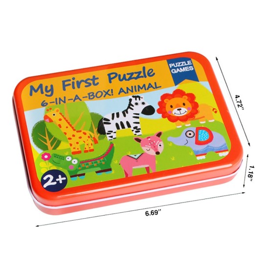 My Baby’s First Puzzle Wooden Jigsaw Puzzles for Toddlers 2 3 4 Years Old- Cognitive Development and Montessori Learning Puzzle Sets
