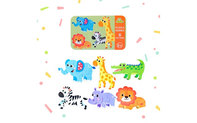 My Baby’s First Puzzle Wooden Jigsaw Puzzles for Toddlers 2 3 4 Years Old- Cognitive Development and Montessori Learning Puzzle Sets